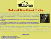 Tablet Screenshot of blackheathdemolitionandtrading.co.uk